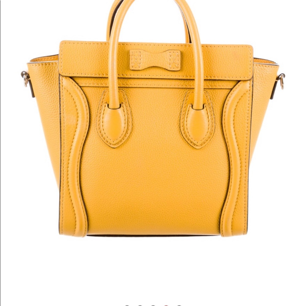 🔥SOLD 🔥Mustard yellow Celine Nano - Picture 4 of 5